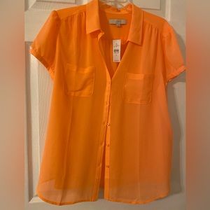 Loft Short sleeve blouse